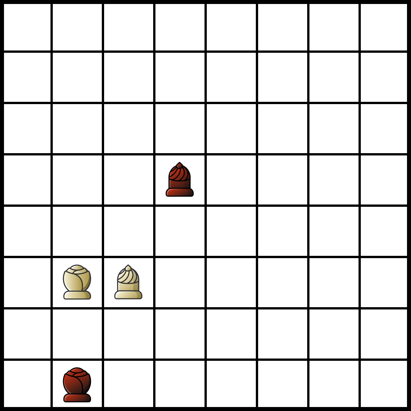 Suli’s Flipped Diamond reverse-ferz shatranj position, White wins in 25 plies